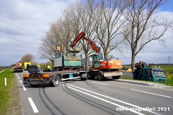 Henry-Wallinga©-Ongeval-Vrachtwagen-Auto-Dijk-N331-Zwartsluis-12
