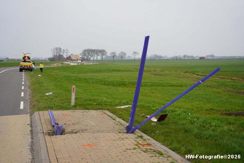 Henry-Wallinga©-Ongeval-Auto-Plaatsnaambord-Kamperzeedijk-Genemuiden-02