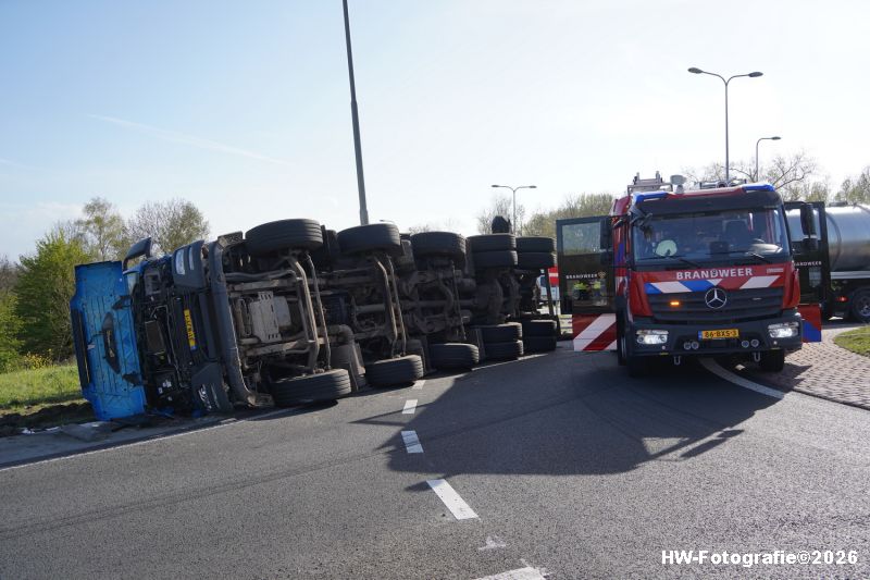 Henry-Wallinga©-Ongeval-Vrachtwagen-Rotonde-N375-Meppel-03