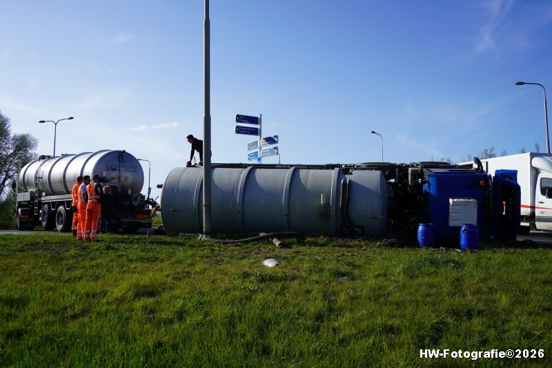 Henry-Wallinga©-Ongeval-Vrachtwagen-Rotonde-N375-Meppel-06