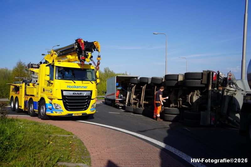 Henry-Wallinga©-Ongeval-Vrachtwagen-Rotonde-N375-Meppel-08